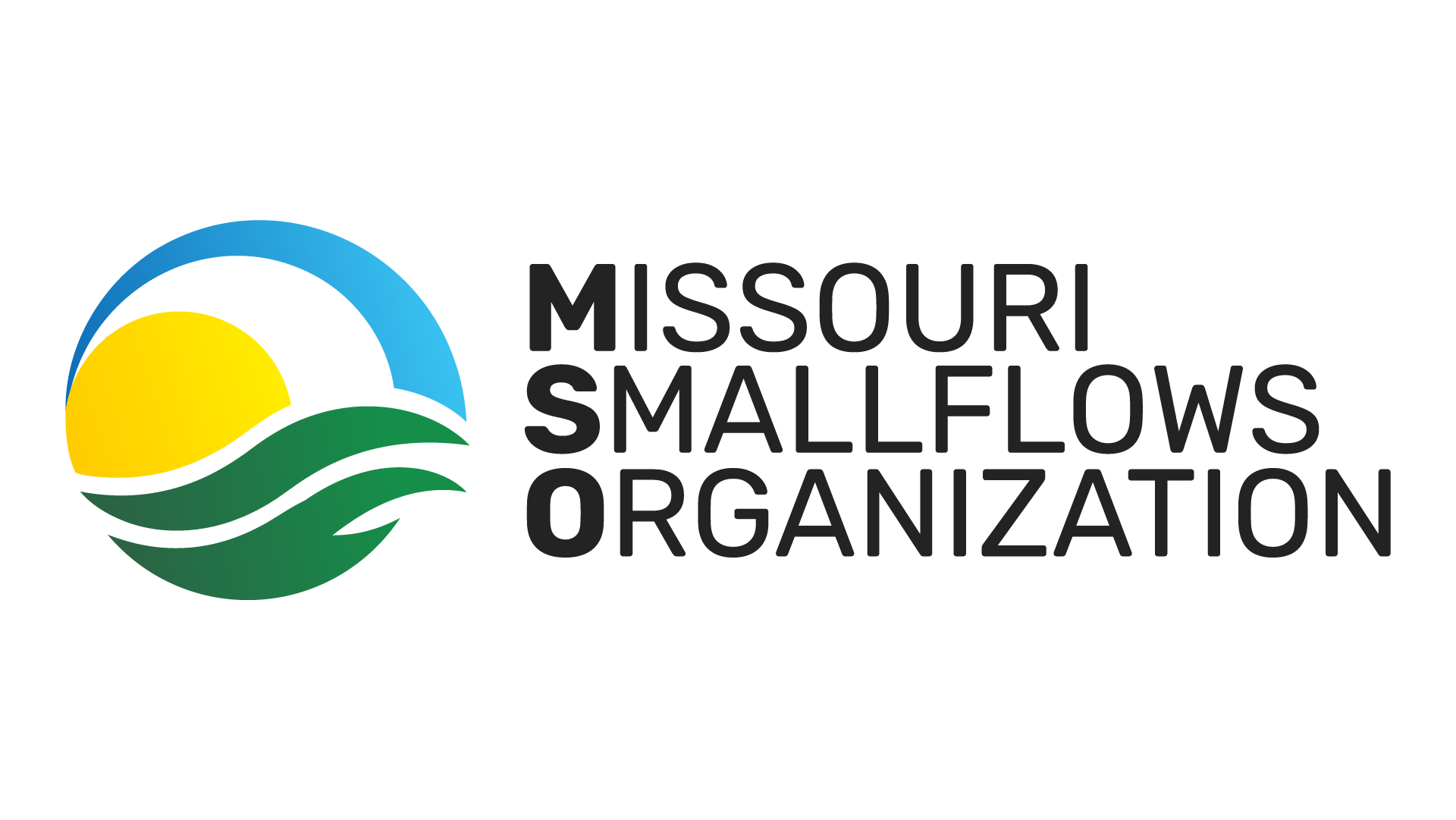 Missouri Smallflows Organization gradient logo